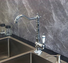 Antique Basin Brass Faucets Bathroom Sink Mixer Deck Faucet Rotate Single Handle Hot And Cold Water Mixer Taps Crane Tap
