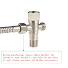 Handheld Toilet Bidet Faucet Sprayer Stainless Steel Bathroom Hand Bidet Spraye Set Toilet Self Cleaning Shower Head No Punch
