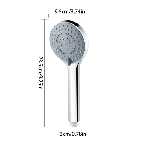 Bathroom Shower Adjustable Jetting Shower Head Water Saving Handheld Adjustable 5 Modes SPA Shower Bath Head Bathroom Accessorie - WELQUEEN