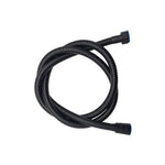1.5M Black Stainless Shower Head Hose Bathroom Shower Hose Handheld Shower Water Pipe Fittings Replacement Soft Water Pipe G1/2
