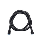 1.5M Black Stainless Shower Head Hose Bathroom Shower Hose Handheld Shower Water Pipe Fittings Replacement Soft Water Pipe G1/2