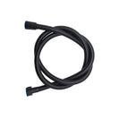 1.5M Black Stainless Shower Head Hose Bathroom Shower Hose Handheld Shower Water Pipe Fittings Replacement Soft Water Pipe G1/2