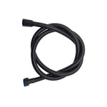 1.5M Black Stainless Shower Head Hose Bathroom Shower Hose Handheld Shower Water Pipe Fittings Replacement Soft Water Pipe G1/2