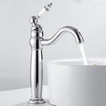 New Deck Bathroom Basin Sink Mixer Tap Polished Antique/Black Faucet Waterfall Faucet Bathroom Faucet