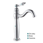 New Deck Bathroom Basin Sink Mixer Tap Polished Antique/Black Faucet Waterfall Faucet Bathroom Faucet