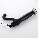 New Deck Bathroom Basin Sink Mixer Tap Polished Antique/Black Faucet Waterfall Faucet Bathroom Faucet