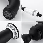 New Deck Bathroom Basin Sink Mixer Tap Polished Antique/Black Faucet Waterfall Faucet Bathroom Faucet