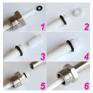 Stainless Steel Kitchen Direct Drinking Water Filter Tap Reverse Osmosis Water Filter Sink Faucet Single Handle Water Purifier