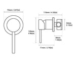 Brass Shower Valve Showers Faucet Diverter Control Valve Wall Mounted Mixer Valves for Spout Shower Head Matte Black & Chrome