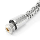 1.2m/1.5m/ 2m G1/2 Inch Flexible Shower Hose Stainless Steel Chrome Bathroom Water Head Shower Head Pipe Tool