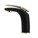 Modern Black Single Hole Single Handle Bathroom Sinks Basin Faucet