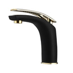 Modern Black Single Hole Single Handle Bathroom Sinks Basin Faucet