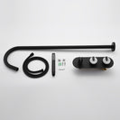 Freestanding Bathtub Faucet Tub Filler Jade Dual Handle Floor Mount Bathroom Faucet with Handheld Shower Bath Mixer Tap