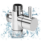 Brass Diverter Valve 3 Way Water Separator Shower Tee Adapter Adjustable Shower Head Diverter Valve Bathroom Shower Valve