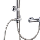 Brass Diverter Valve 3 Way Water Separator Shower Tee Adapter Adjustable Shower Head Diverter Valve Bathroom Shower Valve
