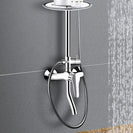 Brass Diverter Valve 3 Way Water Separator Shower Tee Adapter Adjustable Shower Head Diverter Valve Bathroom Shower Valve