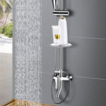 Brass Diverter Valve 3 Way Water Separator Shower Tee Adapter Adjustable Shower Head Diverter Valve Bathroom Shower Valve