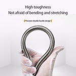 1.5m/2m/3m Stainless Steel Shower Hose High Quality Encryption Explosion-proof Hose Spring Tube Pull Tube Bathroom Accessories