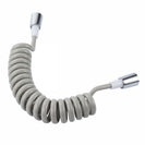 2Pcs Spring Flexible Shower Hose for Water Plumbing Toilet Bidet Sprayer Gun bathroom Accessories ABS tube 1.5m 2m 3m