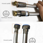 Bathroom Shower Hose High Pressure PVC Handheld Shower Plumbing Flexible Hose GI/2 Universal Interface Anti Winding Fixture