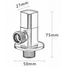 Gold Angle Valve Copper Gold Plated Triangle Valve General Bathroom Valve Water Stop Valve Toilet Triangle