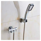 Bathroom Faucet Valve Angle Valve Single Inlet Double Outlet Double Control Valve for Shower Head Toilet Sink Basin Water Heater