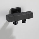 Black Multi-Function Washing Machine Faucet Brass Bathroom Mop Tap Water Taps Angle Valve