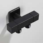 Black Multi-Function Washing Machine Faucet Brass Bathroom Mop Tap Water Taps Angle Valve