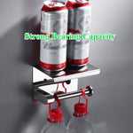Free-punch 304Stainless Steel Toilet Paper Roll Holder Toilet Paper Towel Rack Anti-rust Waterproof Toilet Paper Shelf Dispenser