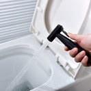 Brass Bidet Spray Set Handheld Bidet Sprayer Matte Black Hot and Cold Mixer for Bathroom with Rough-in Box