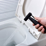 Brass Bidet Spray Set Handheld Bidet Sprayer Matte Black Hot and Cold Mixer for Bathroom with Rough-in Box