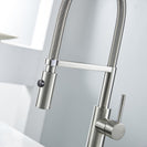 Kitchen Faucet Newly Design 360 Swivel Solid Brass Single Handle Mixer Sink Tap Chrome Hot and Cold Water Kitchen Faucet