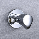 Solid Brass 1 In 2 Out High Quality Triangle Valve Wall Mount Bathroom Toilet Faucet Angle Switch G1/2" Male Thread Stop Valve
