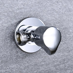 Solid Brass 1 In 2 Out High Quality Triangle Valve Wall Mount Bathroom Toilet Faucet Angle Switch G1/2" Male Thread Stop Valve