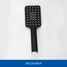 High Quality Black Shower Sliding Bar Wall Mounted Shower Bar Adjustable Sliding Rail Set 3 Function Shower Minimalist Style