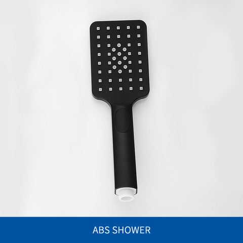High Quality Black Shower Sliding Bar Wall Mounted Shower Bar Adjustable Sliding Rail Set 3 Function Shower Minimalist Style - WELQUEEN