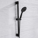 Adjustable 3 Function Black Shower Riser Slide Bar Wall Mount Shower Sliding Bar