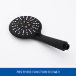 Adjustable 3 Function Black Shower Riser Slide Bar Wall Mount Shower Sliding Bar
