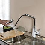 New Pull-down Kitchen Faucet | Brass Pull Out Kitchen Mixers | Chrome Kitchen Sink Faucet